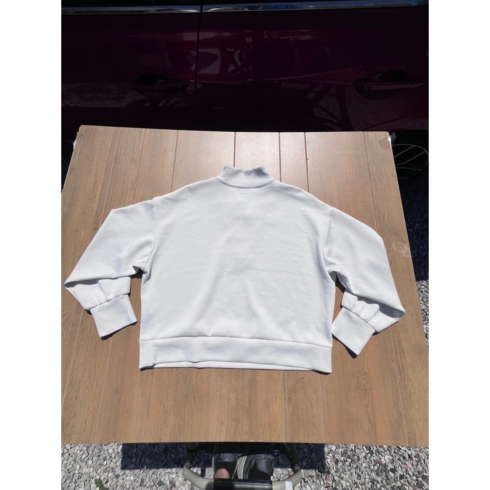 OGIO LOG861 Womens White Quarter Zip Mock Neck Pullover Sweatshirt 2XL - Picture 4 of 12